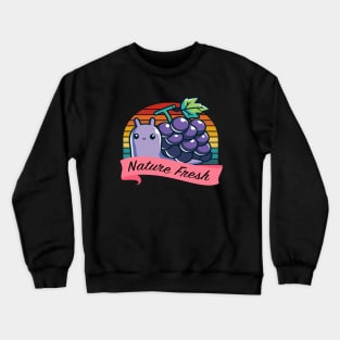 nature fresh grape snail Crewneck Sweatshirt